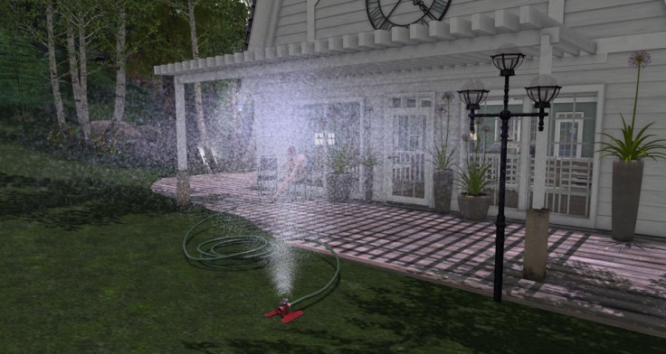Convair lawn sprinkler
